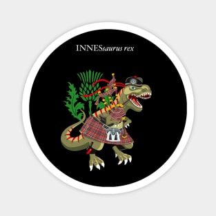 Clanosaurus Rex INNESsaurus rex Plaid Innes Scotland Ireland Family Tartan Magnet